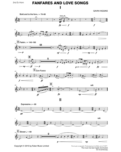 Fanfares And Love Songs — Gavin Higgins