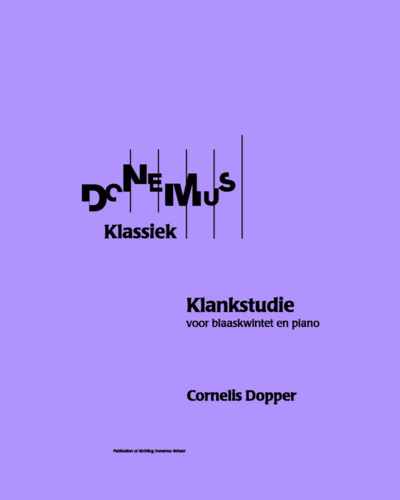 Klankstudie — Cornelis Dopper