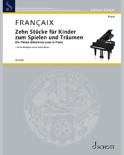 10 Pieces for children to play and dream — 让·弗朗赛