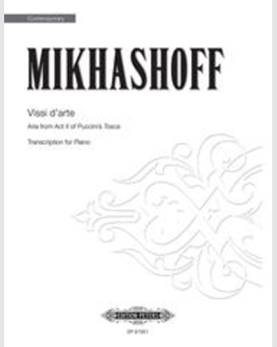 Vissi d'arte (Aria from Act II of Puccini's "Tosca") — Yvar Mikhashoff