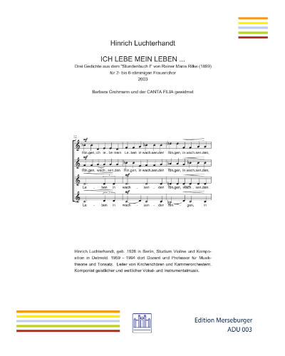 Ich lebe mein Leben… — Hinrich Luchterhandt