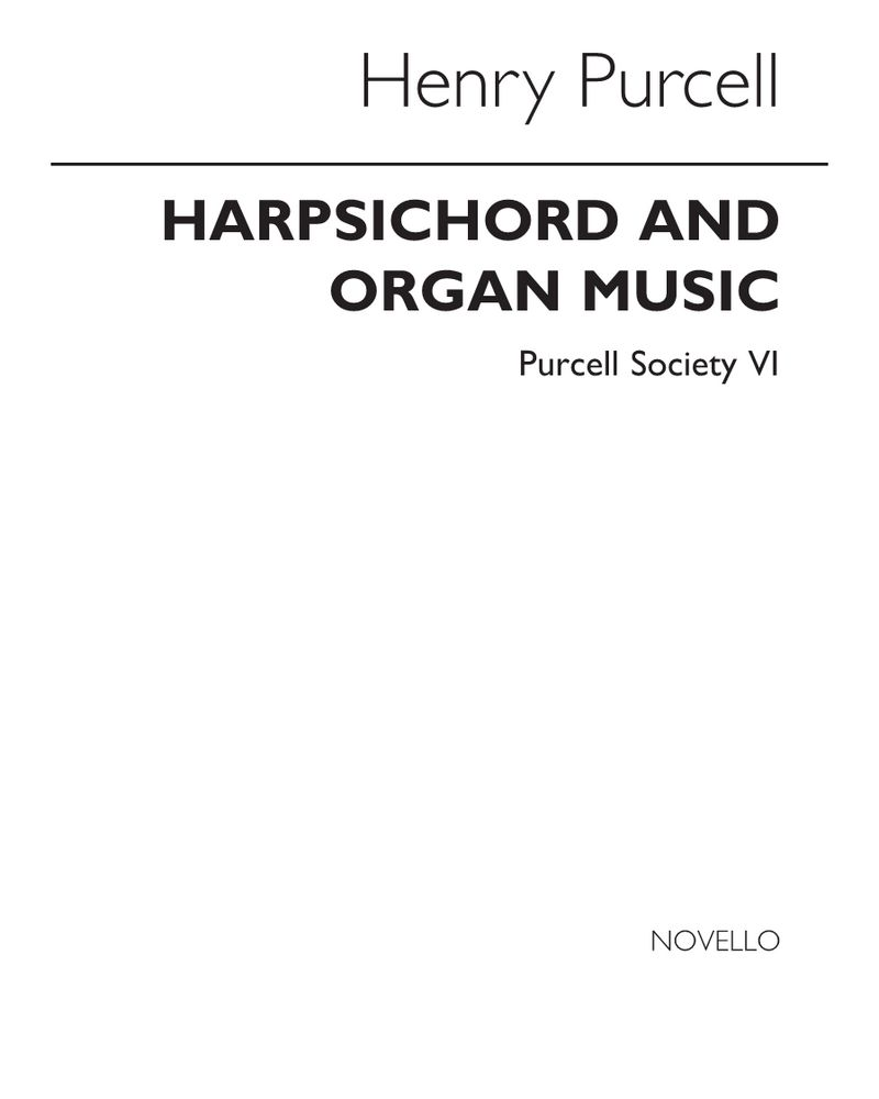 Harpsichord and Organ Music — Henry Purcell