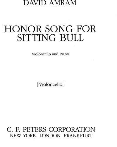 Honor Song — David Amram