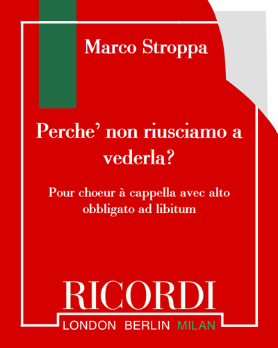 Perche’ non riusciamo a vederla? — Marco Stroppa