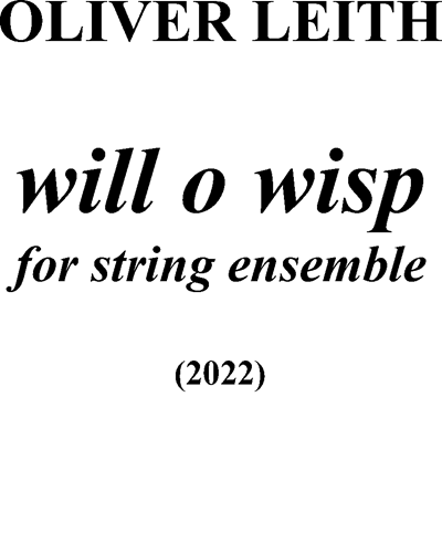 Will-o'-the-Wisp — Oliver Leith