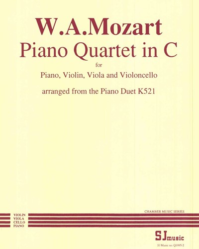 Piano Quartet in C major, K. 521 — 莫扎特