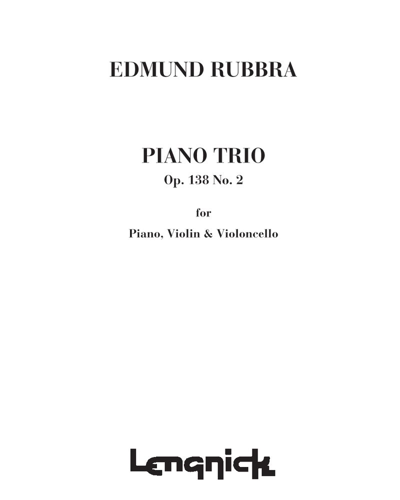 Piano Trio, op. 138 No. 2 — 埃德蒙·鲁布拉