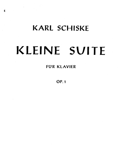 Small Suite — Karl Schiske
