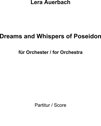 Dreams and Whispers of Poseidon — 列拉·奥尔巴赫