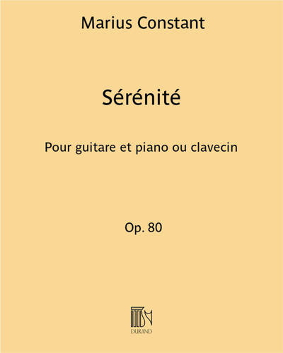 Sérénité, op. 80 — Marius Constant