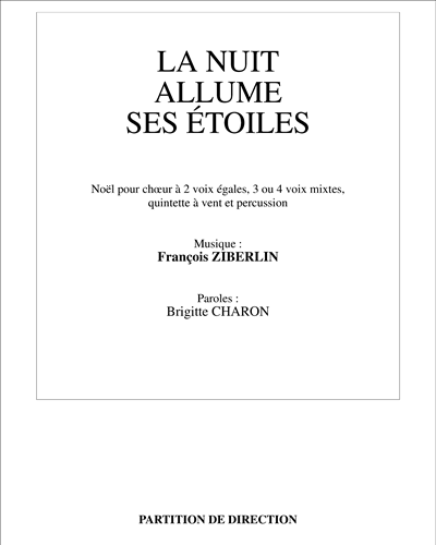 La nuit allume ses étoiles — François Ziberlin