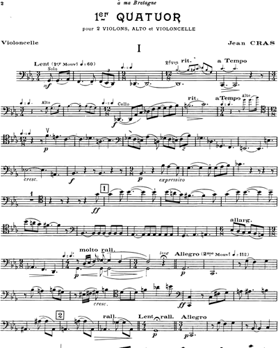 Quatuor No. 1 — 让·克哈斯