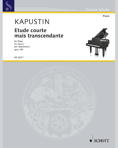 Etude courte mais transcendante, op. 149 — 尼古拉·卡普斯汀