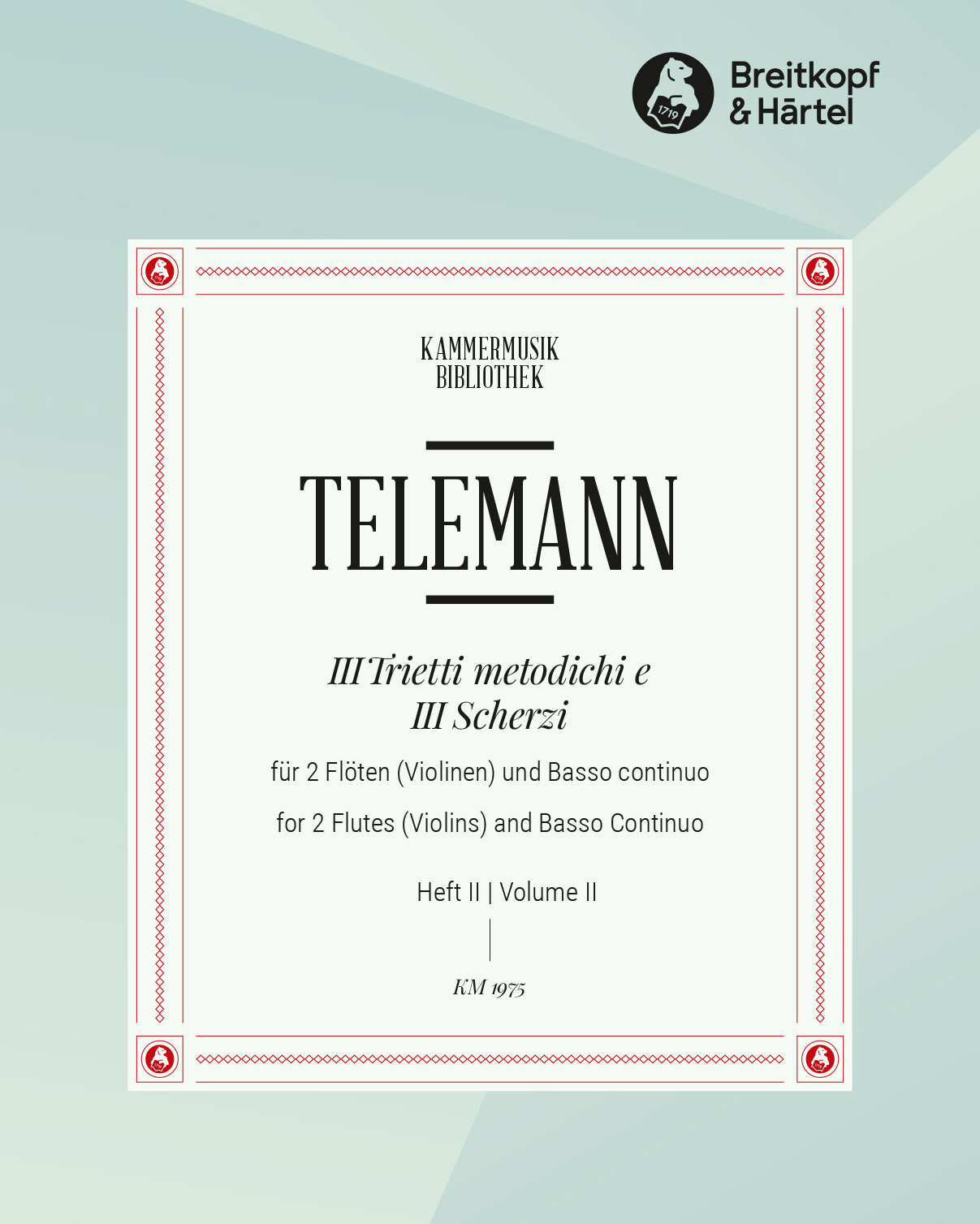3 Trietti Metodichi e 3 Scherzi — Georg Philipp Telemann