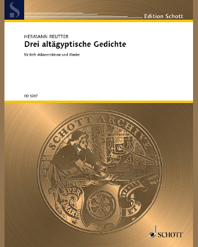 Drei altägyptische Gedichte — Hermann Reutter