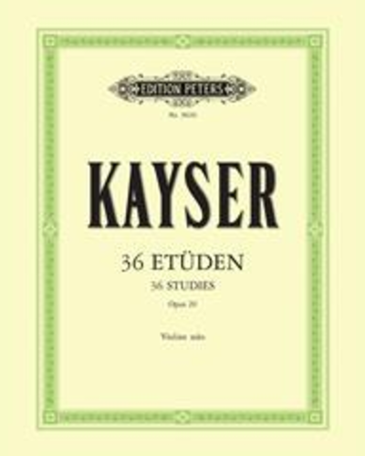 36 Etüden op. 20 für Violine — 福雷