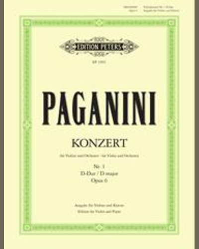 Concerto No. 1 in D Op.6 — 帕格尼尼