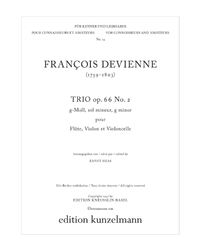 Trio in G minor, op. 66 No. 2 — François Devienne
