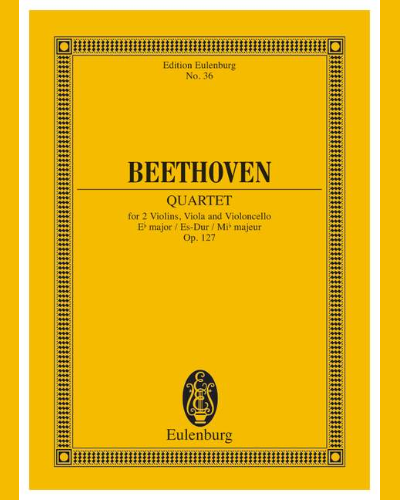 String Quartet in E-flat major, op. 127 — 贝多芬