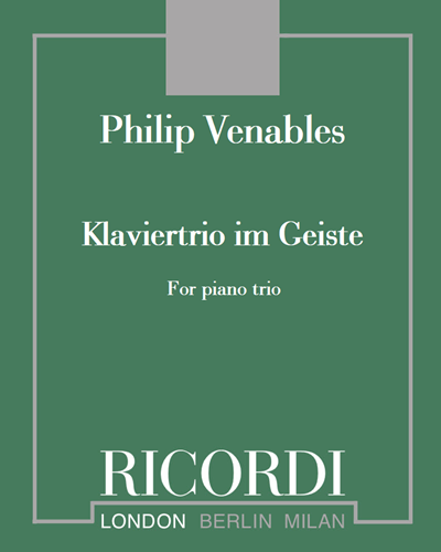 Klaviertrio im Geiste — Philip Venables