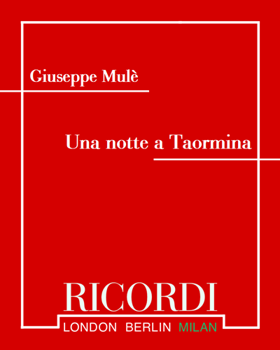 Una notte a Taormina (from 'Sicilia Canora') — Giuseppe Mulè