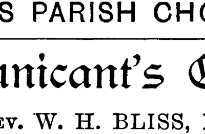 The Communicant's Choral Card — 合集