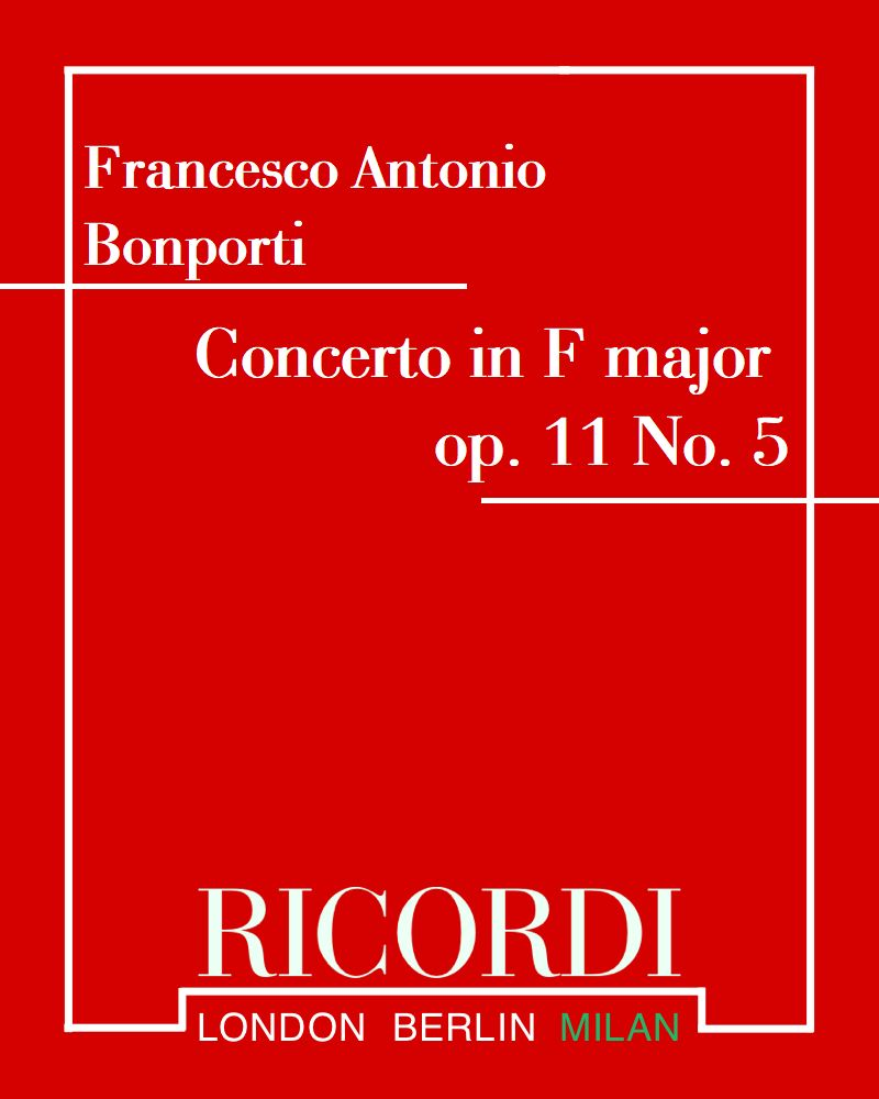 Concerto in F major, op. 11 No. 5 — Francesco Antonio Bonporti