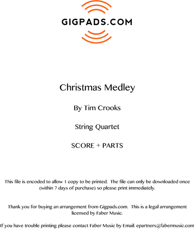Christmas Medley — Tim Crooks