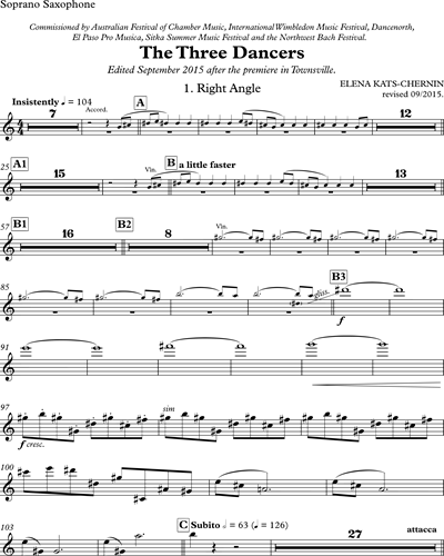 The Three Dancers — Elena Kats-Chernin