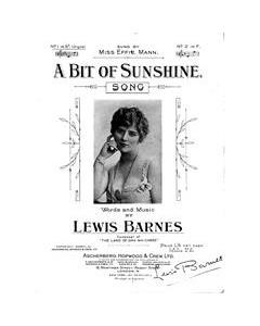 A Bit Of Sunshine — Lewis Barnes