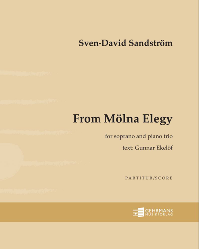 From Mölna Elegy — 斯文-达维德·桑德斯特伦