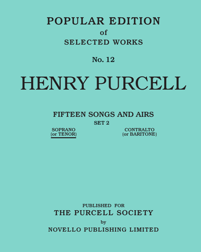 Fifteen Songs and Airs No. 12 — Henry Purcell