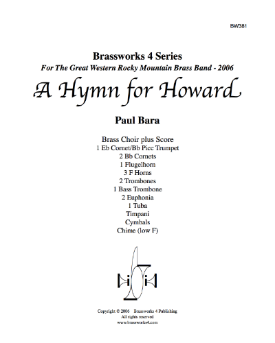 A Hymn for Howard — Paul Bara