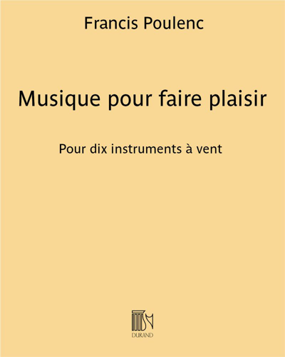 Musique pour faire plaisir — 普朗克
