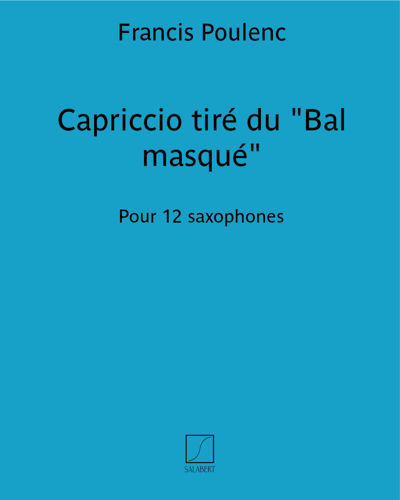 Capriccio (tiré du "Bal masqué") — 普朗克