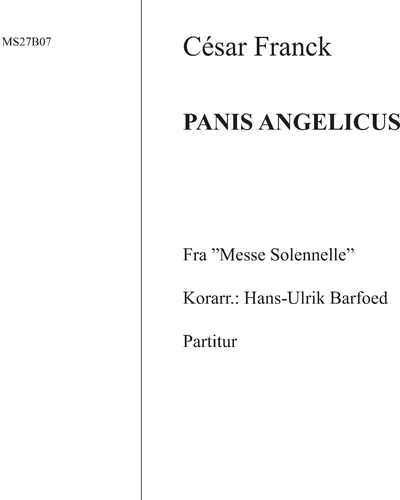 Panis angelicus (from 'Messe Solennelle') — 弗兰克