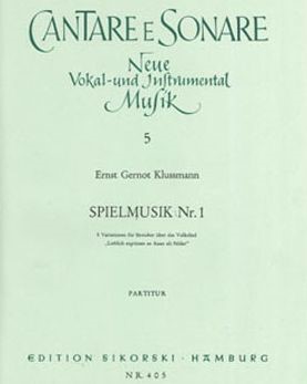 Spielmusik No. 1, op. 19 — Ernst Gernot Klussmann