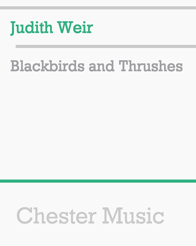 Blackbirds and Thrushes — 朱迪思·韦尔