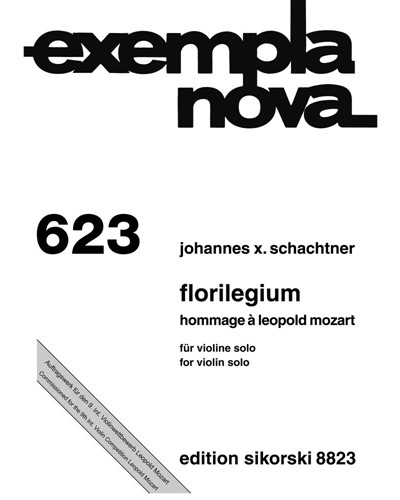 Florilegium — Johannes X. Schachtner