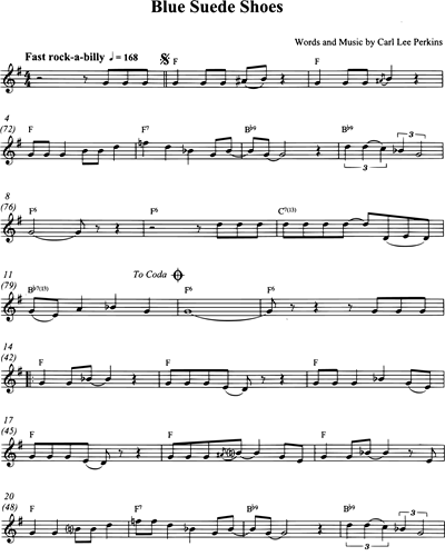 Blue Suede Shoes — Carl Lee Perkins