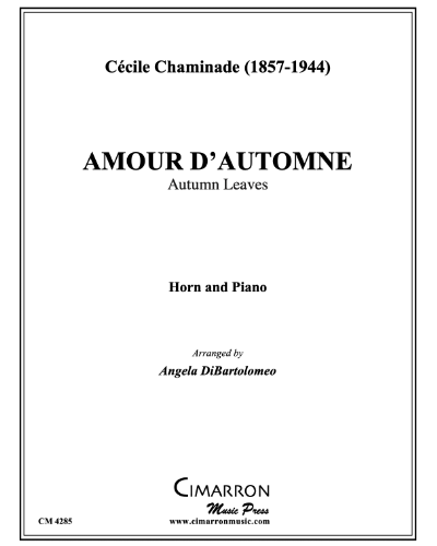 Amour d'Automne, op. 276 — 塞西尔·沙米纳德