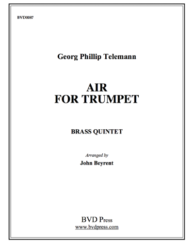 Air for Trumpet — 泰勒曼