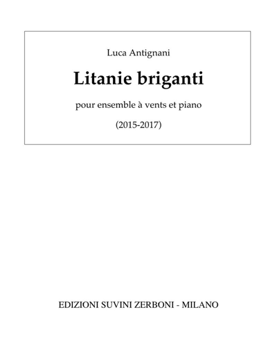 Litanie Briganti — Luca Antignani