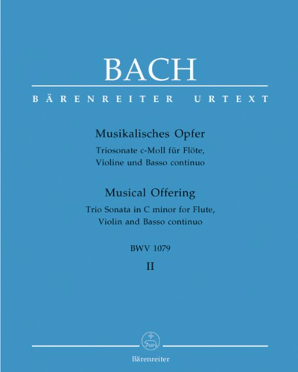 Musical Offering in C minor, BWV 1079, Book 1 — 巴赫