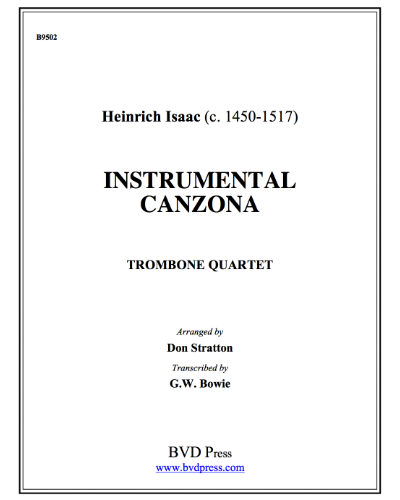 Instrumental Canzona — Heinrich Isaac
