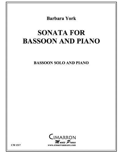 Sonata for Bassoon and Piano — Barbara York