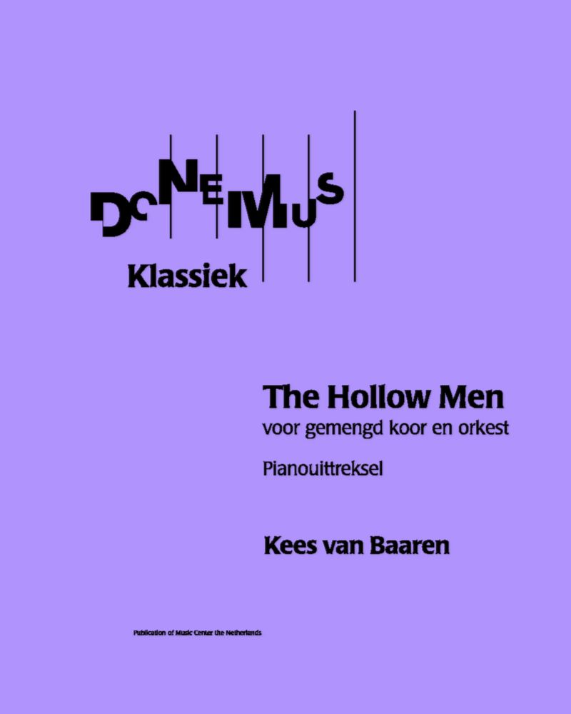 The Hollow Men — Kees van Baaren