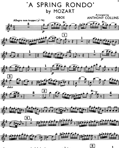 A Spring Rondo (from 'Serenade No. 9, K. 320') — Wolfgang Amadeus Mozart