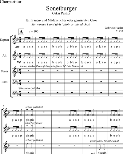 Sonetburger — Gabriele Hasler