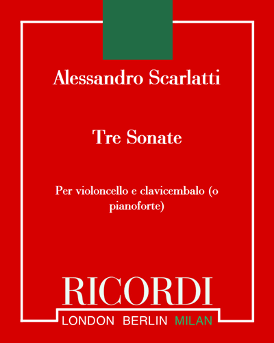 Tre Sonate — 亚历山德罗·斯卡拉蒂